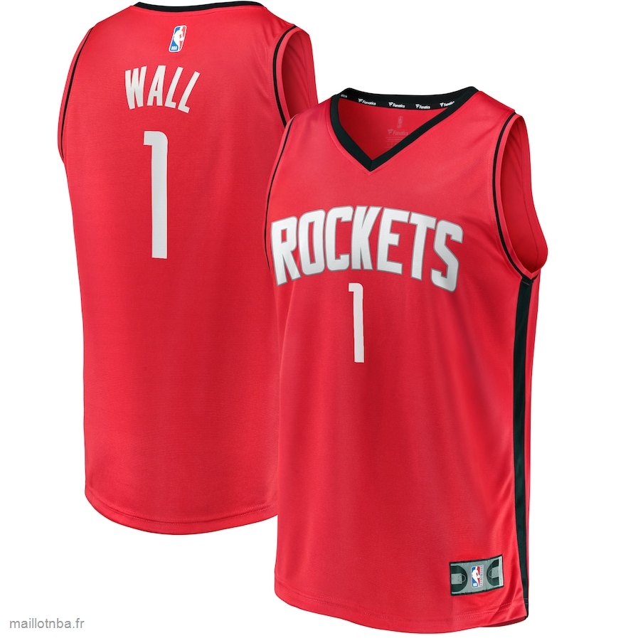 Maillot Houston Rockets John Wall Fanatics Branded Red 2020/21 Fast Break Replica Jersey - Icon Edition